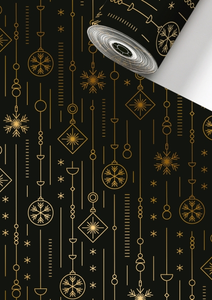 Weihnachtspapier Apollo 50cm